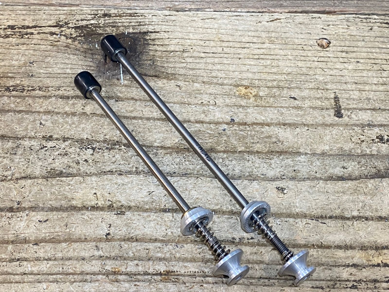 JU479 TITO チタニウム Titanium Alloy Ultralight チタン スキュワー クイックリリース OLD100x130mm シルバー