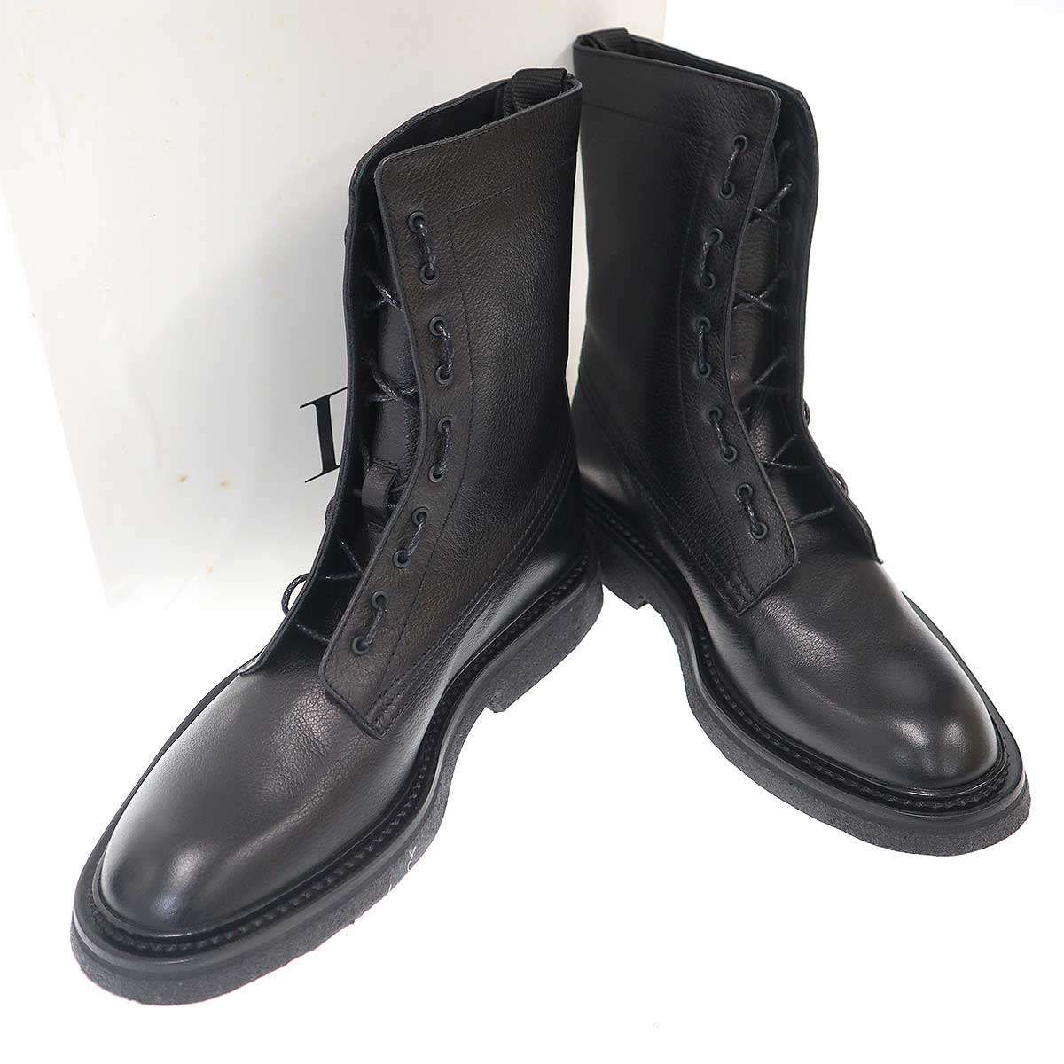 Dior HOMME ディオールオム 2007AW コンバットレザーブーツ ブラック