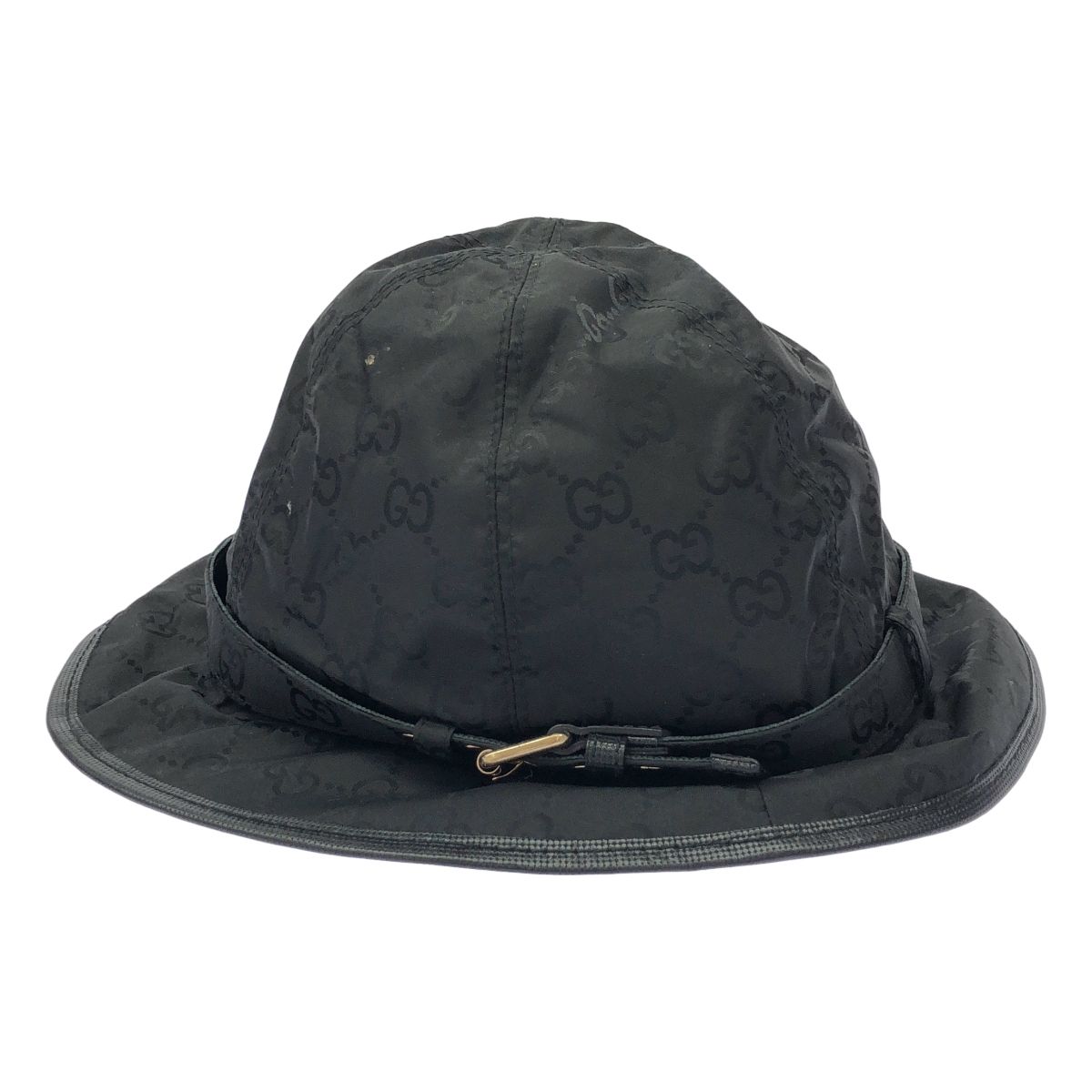 GUCCI グッチ GGナイロンバケットハット ブラック L - メルカリ