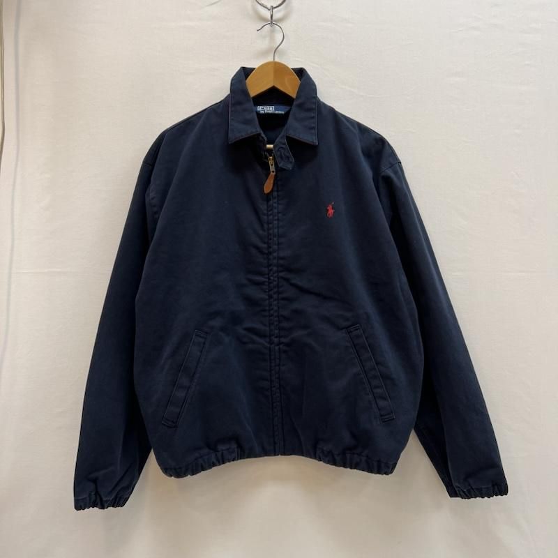 ラルフローレン スイングトップ 90s 三角タグ　希少　ネイビー　L ラルフローレン 90s 三角タグ ポニー刺繍 スウィングトップ メンズ S