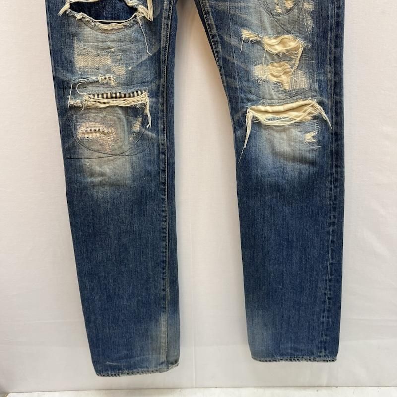 ヒステリックグラマー RSM加工 スリムストレート スタッズ デニム