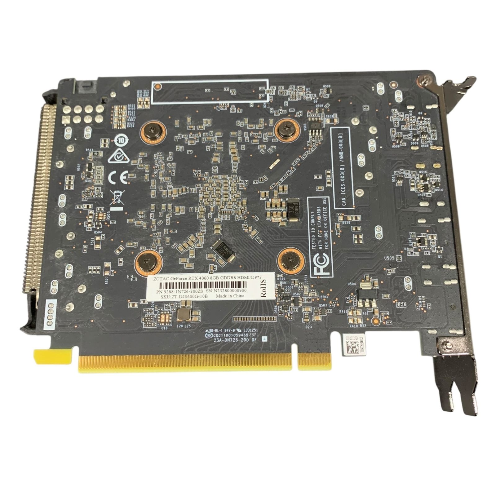 □ZOTAC GeForce RTX 4060 8GB GDDR6 グラフィックボード 本体のみ
