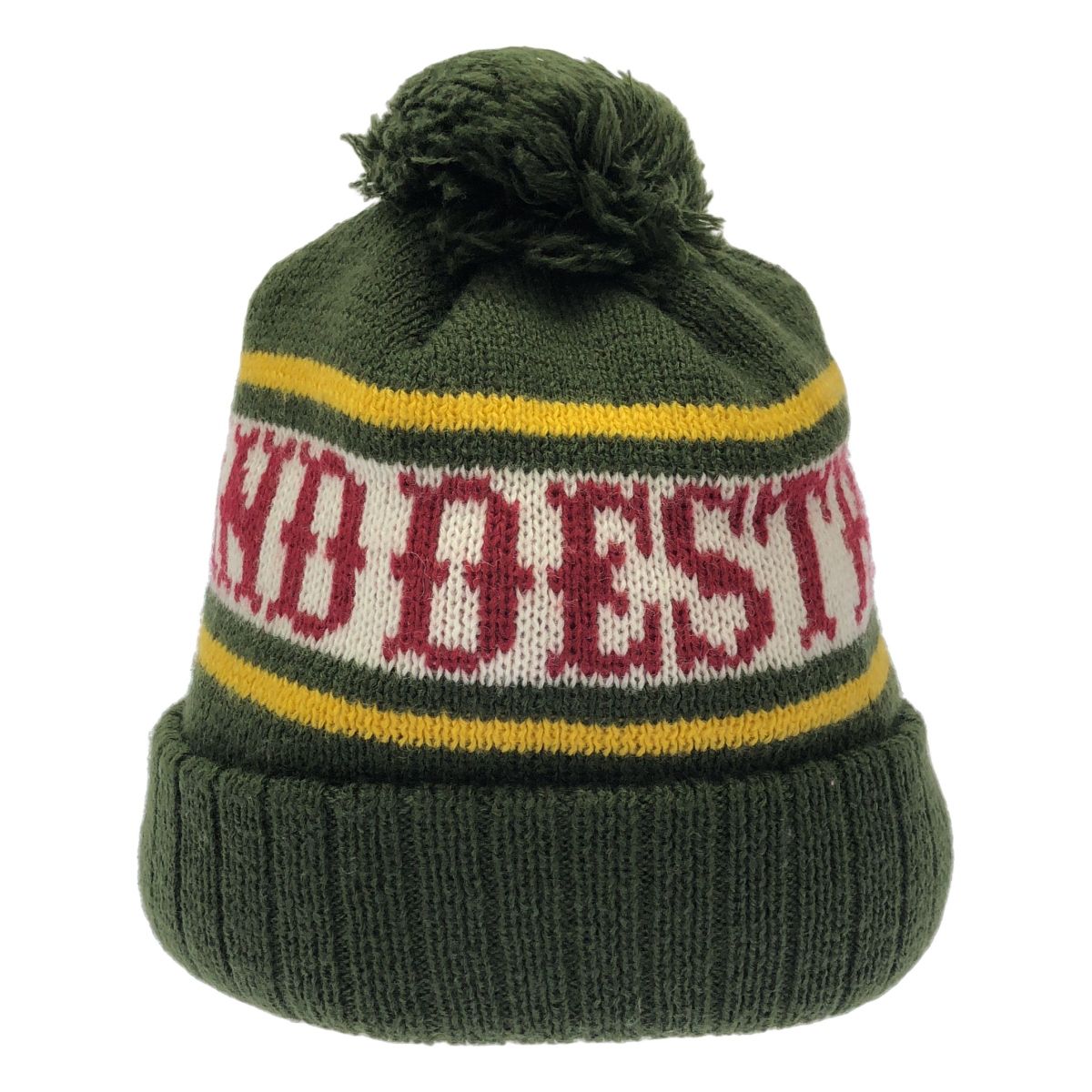 HYSTERIC GLAMOUR ヒステリックグラマー ロゴニットキャップ カーキ 