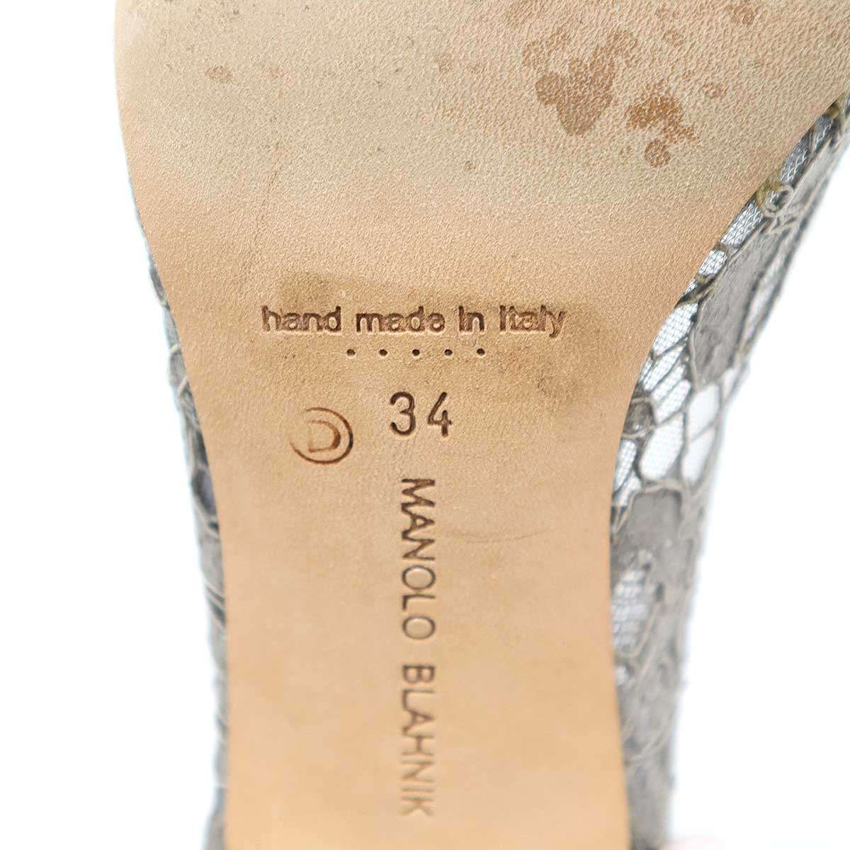 MANOLO BLAHNIK マノロブラニク Hangisi ハンギシ ビジューレース