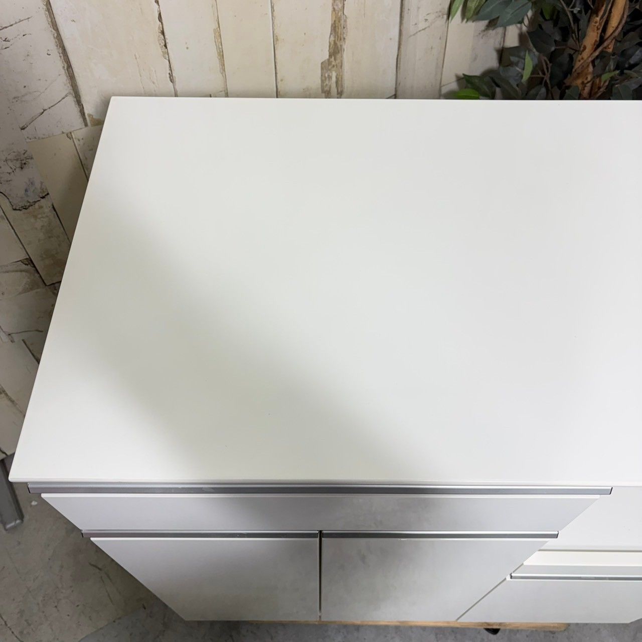 ニトリ レジューム キッチンボード 食器棚 90ワイド - メルカリ