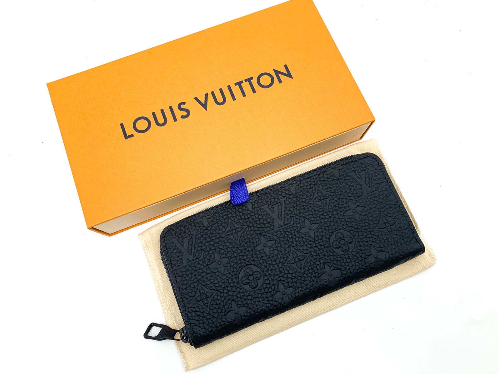 LOUIS VUITTON/ルイヴィトン黒ブラック トリヨンレザー ジッピー