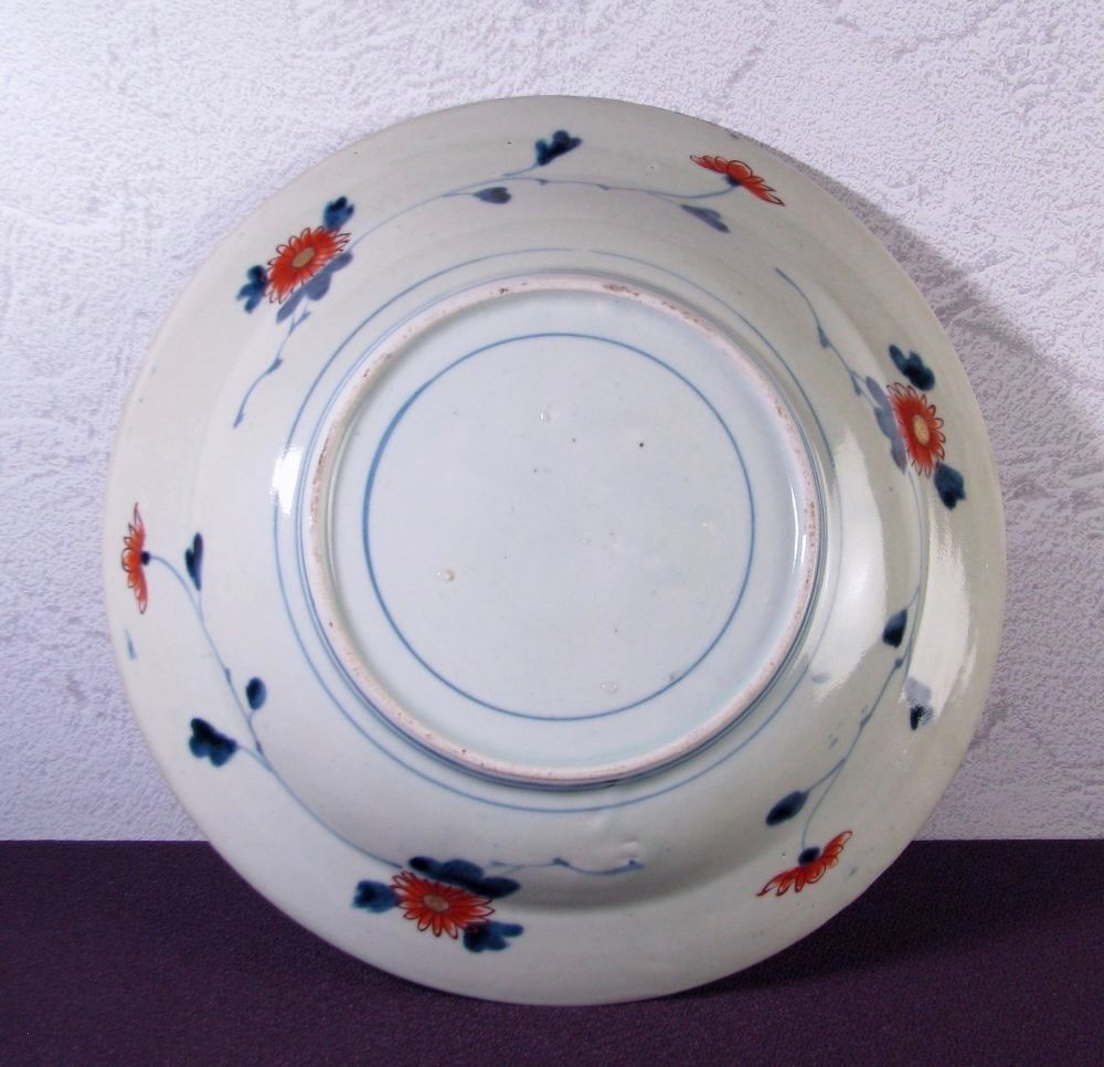 古伊万里染付鉄線図筆筒/クレマチス/文房具/珍品 古伊万里染付鉄線図筆筒/クレマチス/文房具/珍品