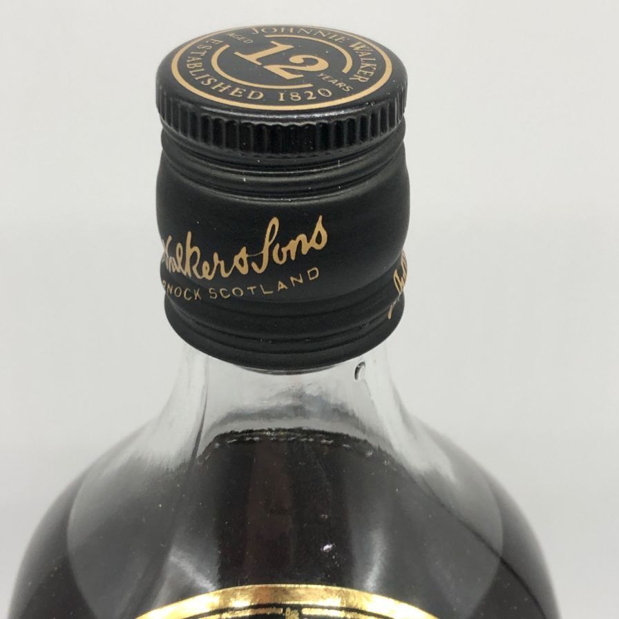 ジョニーウォーカー ブラックラベル12年 1125ml 黒キャップ - メルカリ