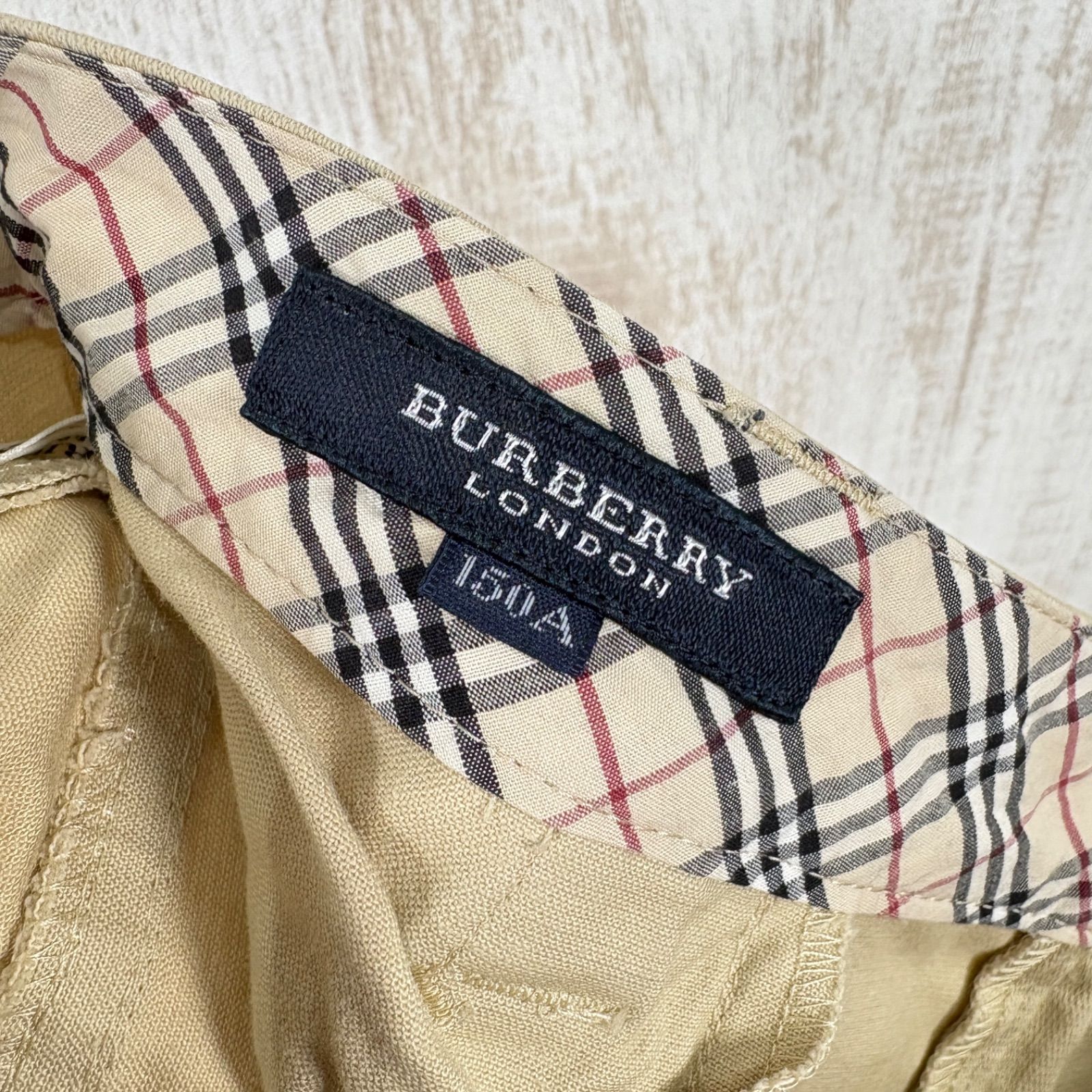 BURBERRY LONDON バーバリーロンドン ホースロゴ刺繍 サイドスリット