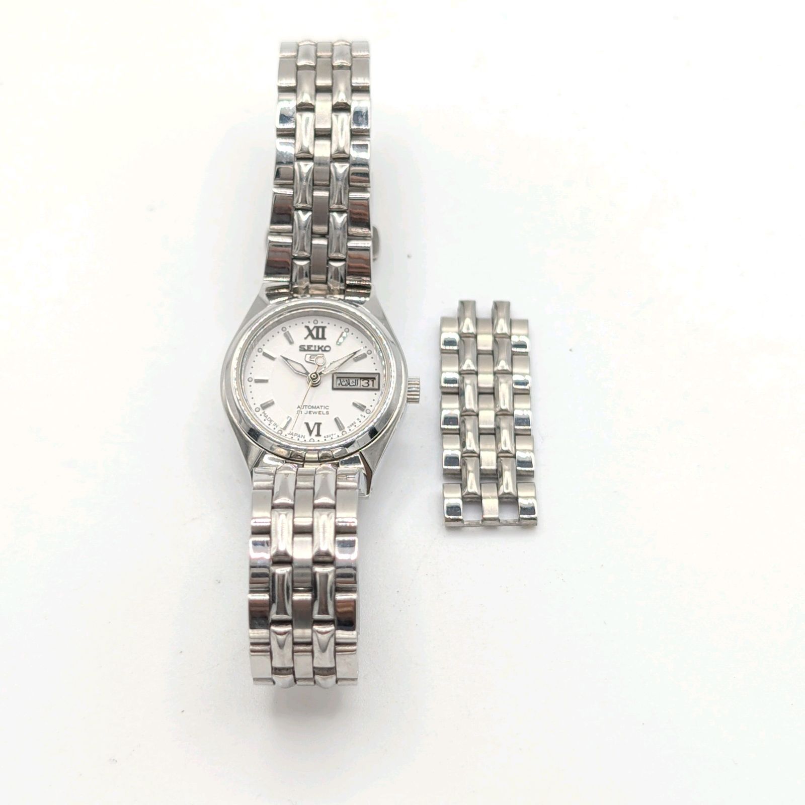 SEIKO SEIKO5 4207-00W0 Watch Automatic Ladies Day-Date Y2K 00S 