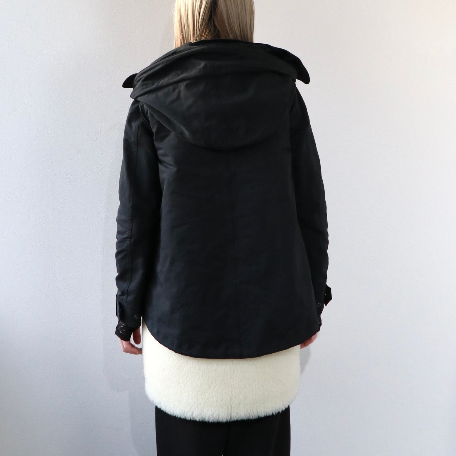 THE RERACS ボアベストライナーモッズコート ネイビー ザリラクス