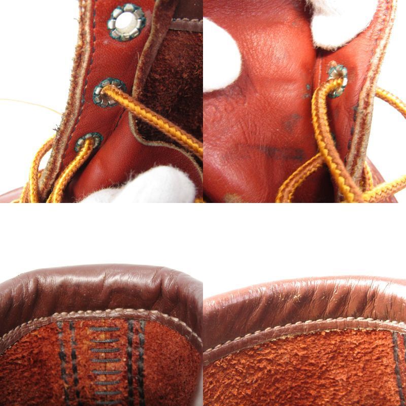 REDWING レッドウィング US8.5E 26.5cm モックトゥ 8875 四角犬タグ