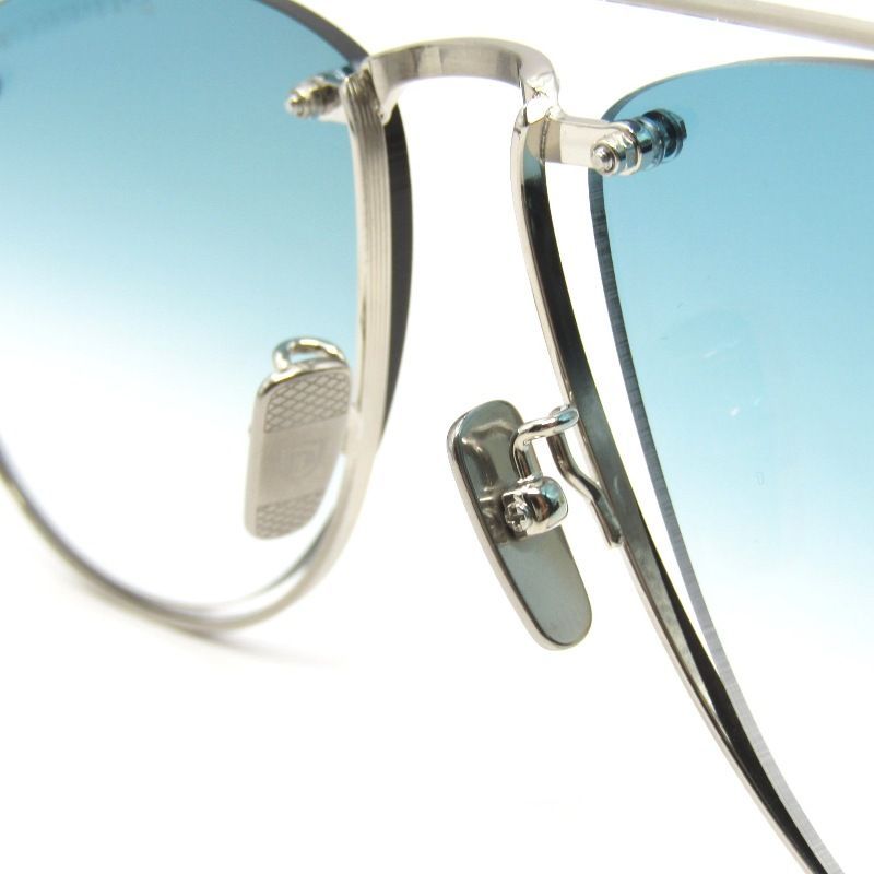 美品 DITA ディータ サングラス SYSTOIC-TWO DTS176-A-02 日本製 ツーブリッジ ティアドロップ Brushed Silver 65009648 美品 DITA ディータ サングラス SYSTOIC-TWO DTS176-A-02 日本製 ツー