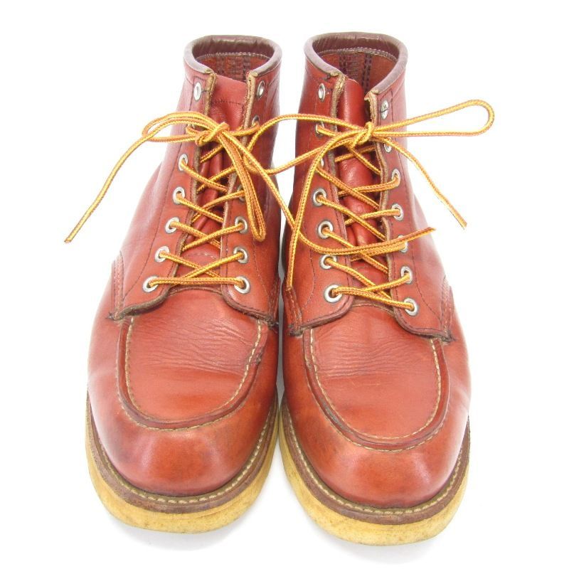 REDWING レッドウィング US8.5E 26.5cm モックトゥ 8875 四角犬タグ