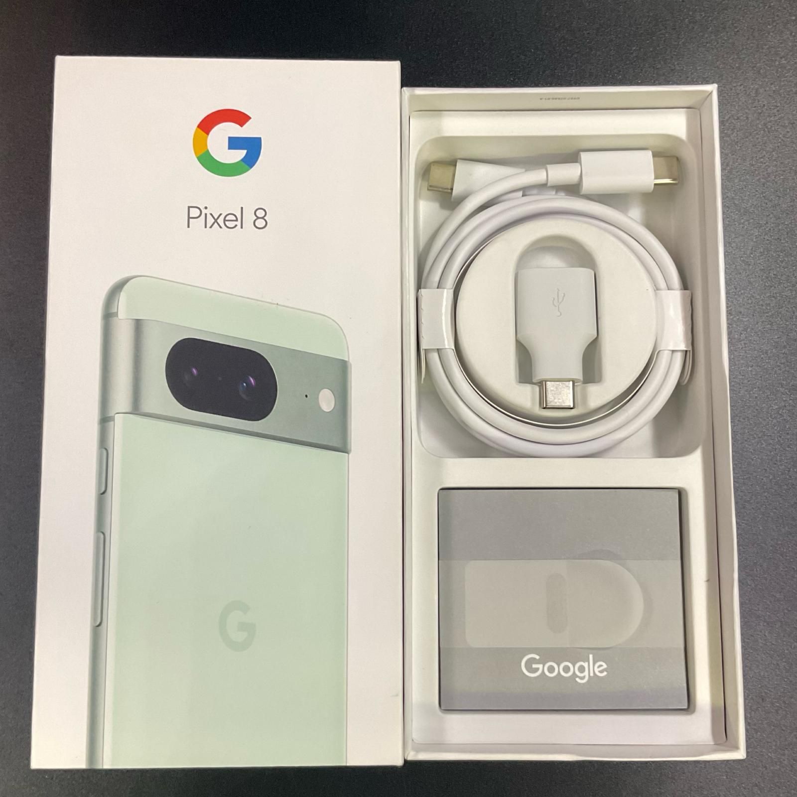 Google Pixel 8 128GB Aloe（アロエ） SIMフリー G576D 白ロム 美品 