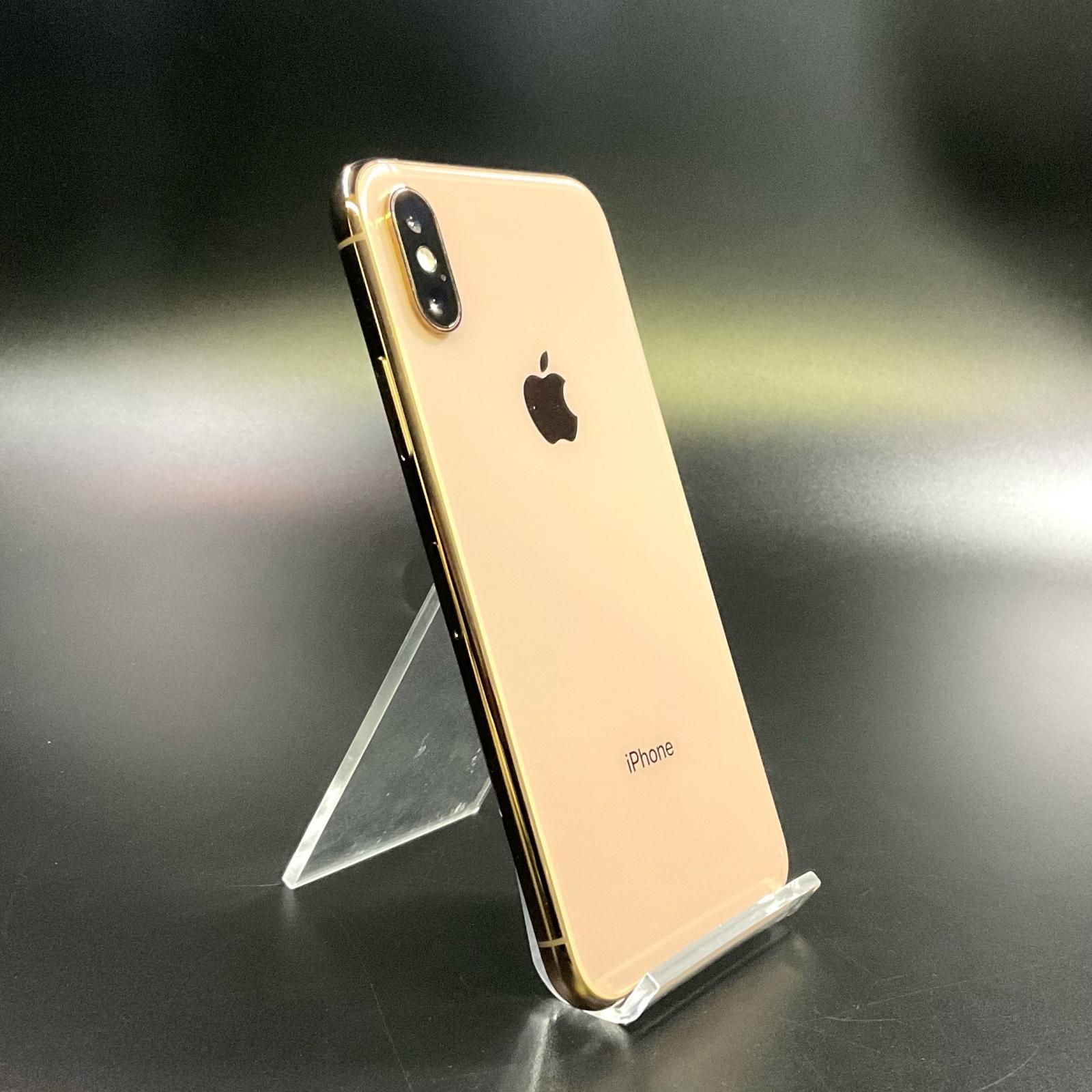 全額返金保証】【最速発送】 iPhone XS 256GB ゴールド docomo SIM