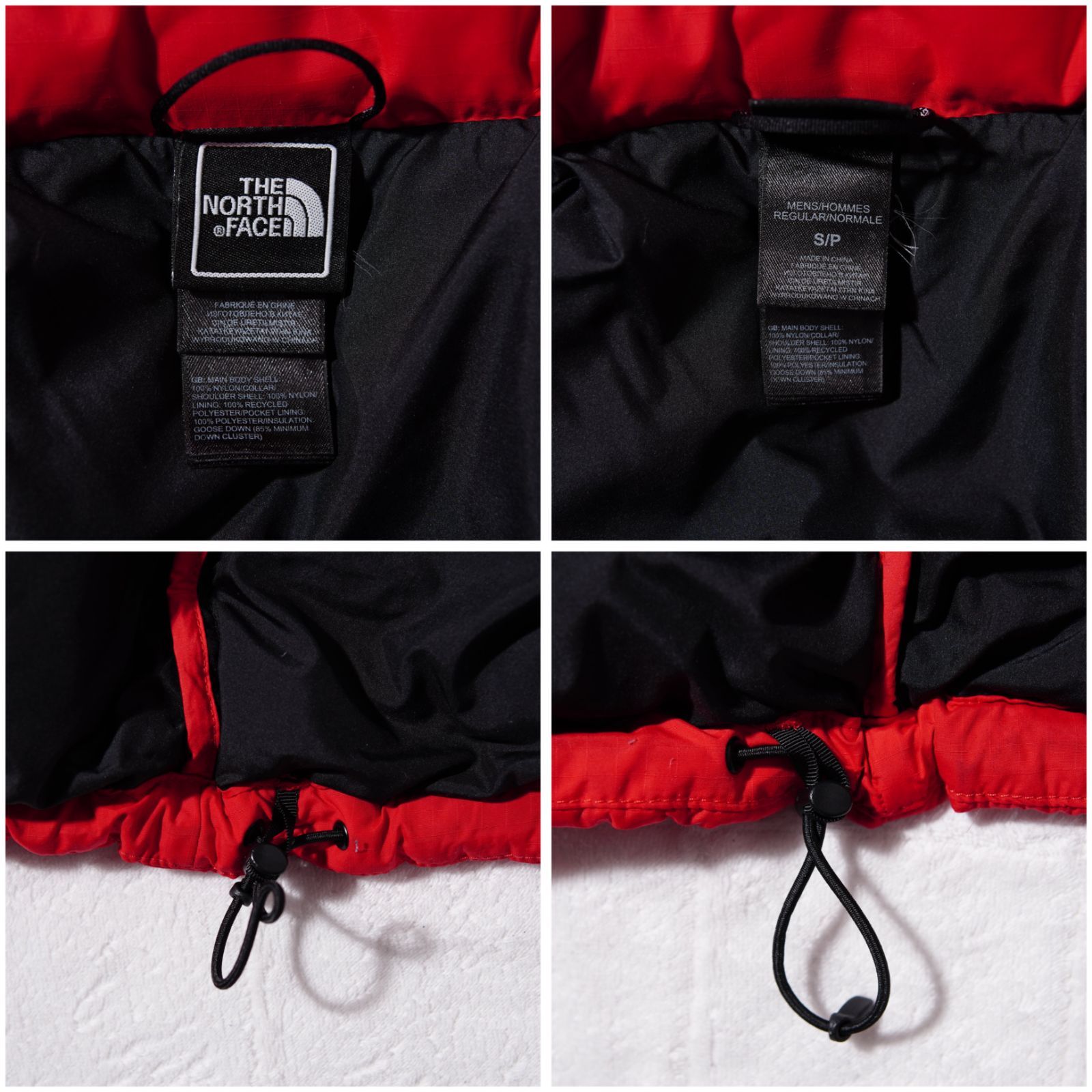 THE NORTH FACE ノースフェイス ヌプシ ダウンジャケット M 相当 表記 