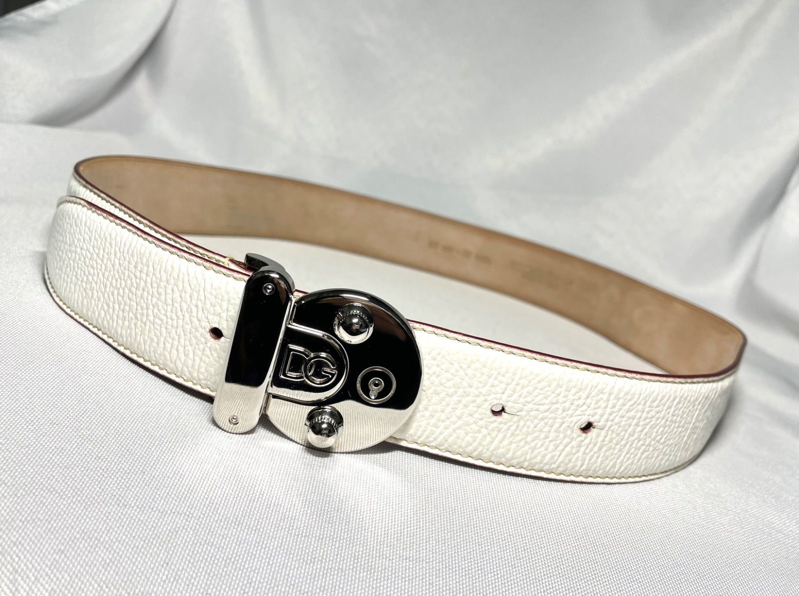 美品 希少 DOLCE&GABBANA ドルチェ&ガッバーナ DGロゴ クローム