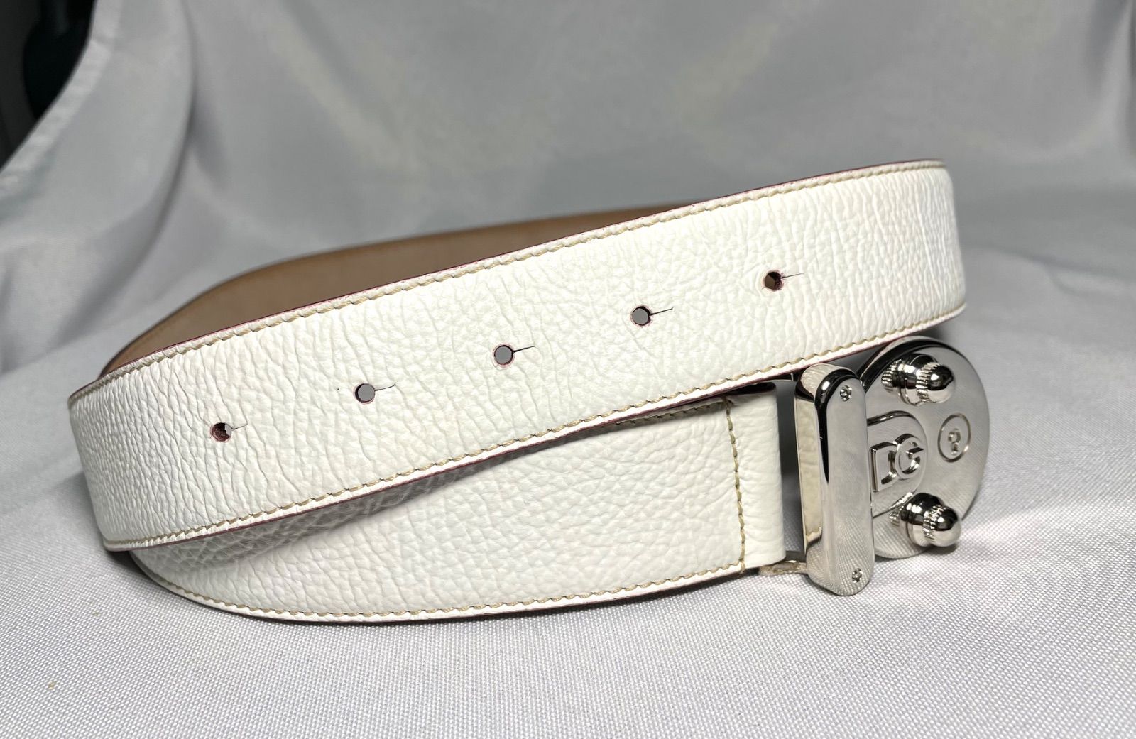 美品 希少 DOLCE&GABBANA ドルチェ&ガッバーナ DGロゴ クローム