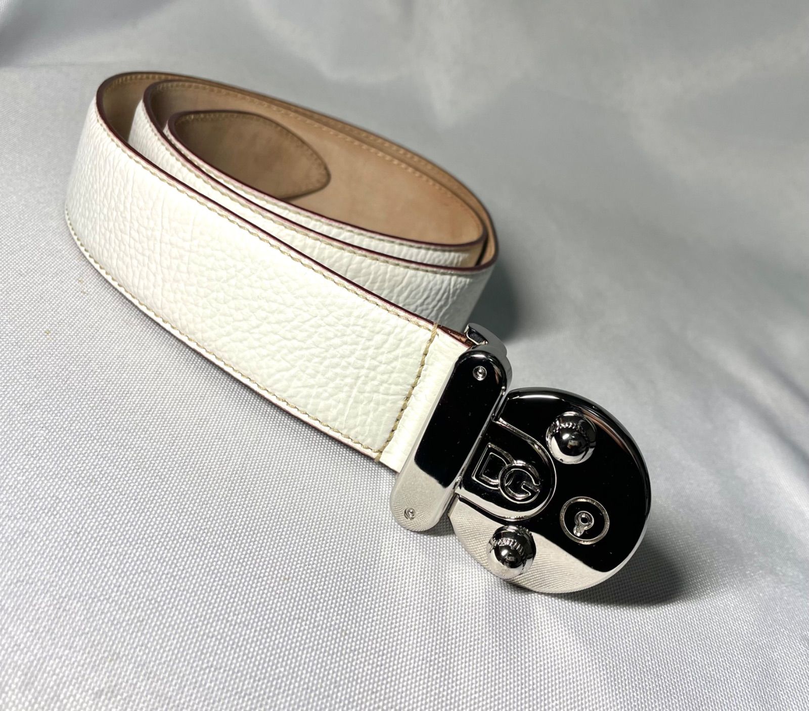 美品 希少 DOLCE&GABBANA ドルチェ&ガッバーナ DGロゴ クローム