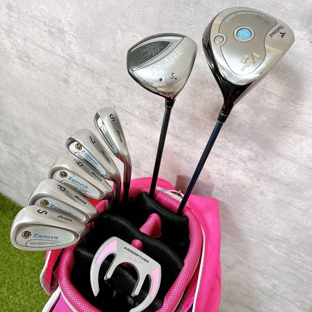 ゴルフクラブセット レディース ツアーステージ フレックスL 【K340】 ゴルフクラブセット レディース ツアーステージ キャロウェイ 8本