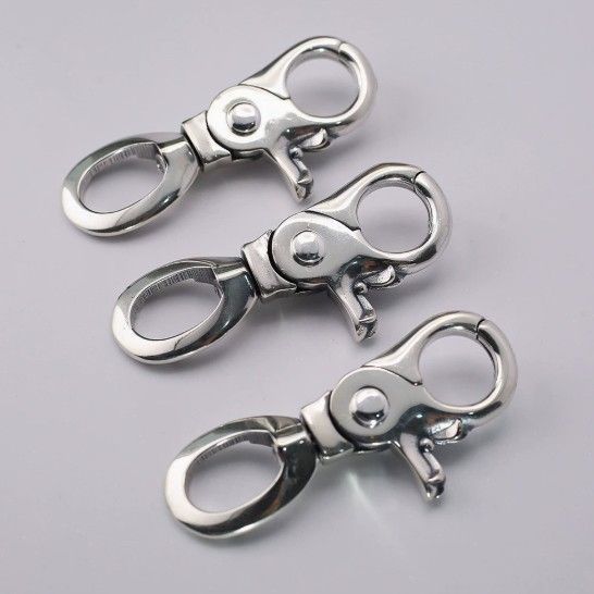 シルバー925 刻印 キーホルダー カラビナ キーチェーン キーリング