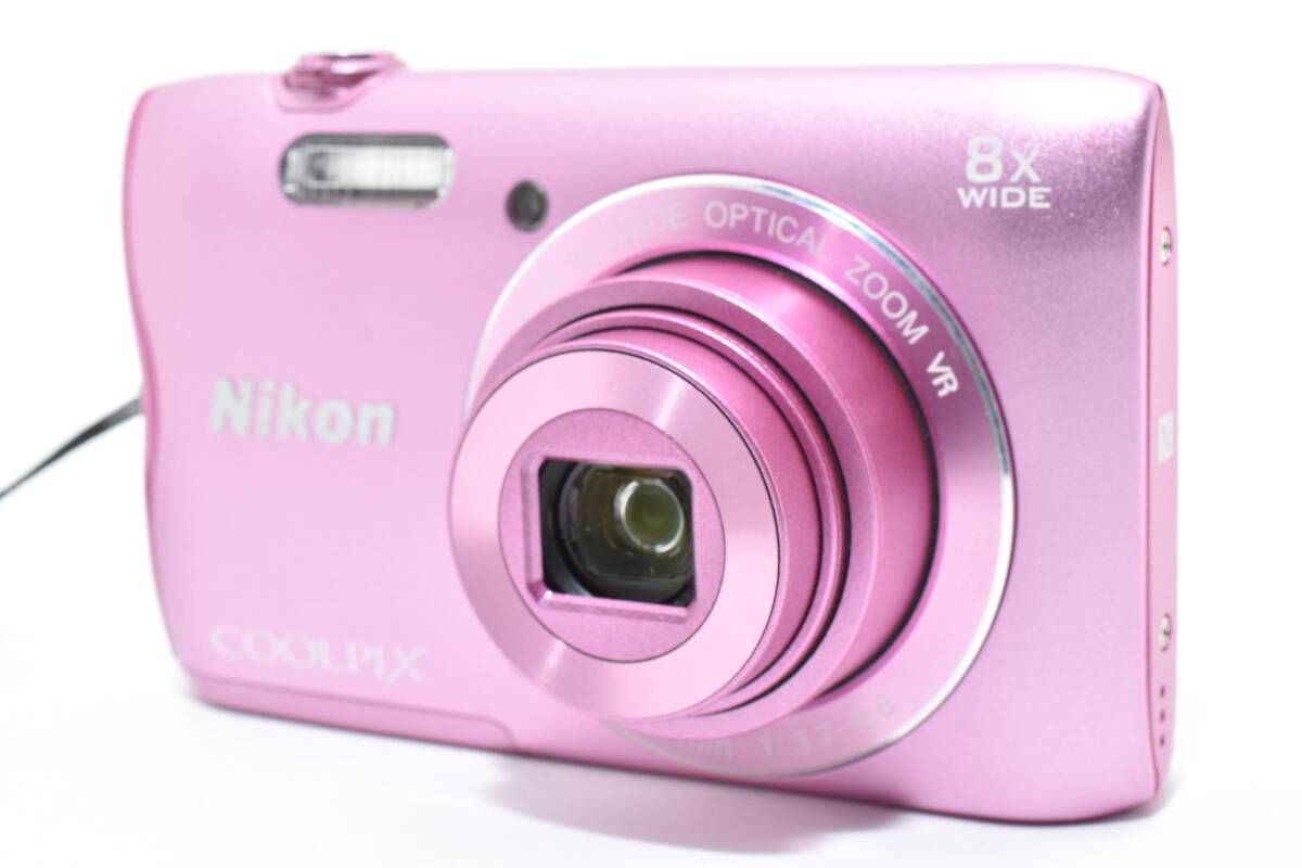 Nikon COOLPIX L32 ピンクのコンパクトデジタルカメラ ニコン、NFC & Wi-Fi搭載の薄型8倍ズームコンパクト - デジカメ Watch