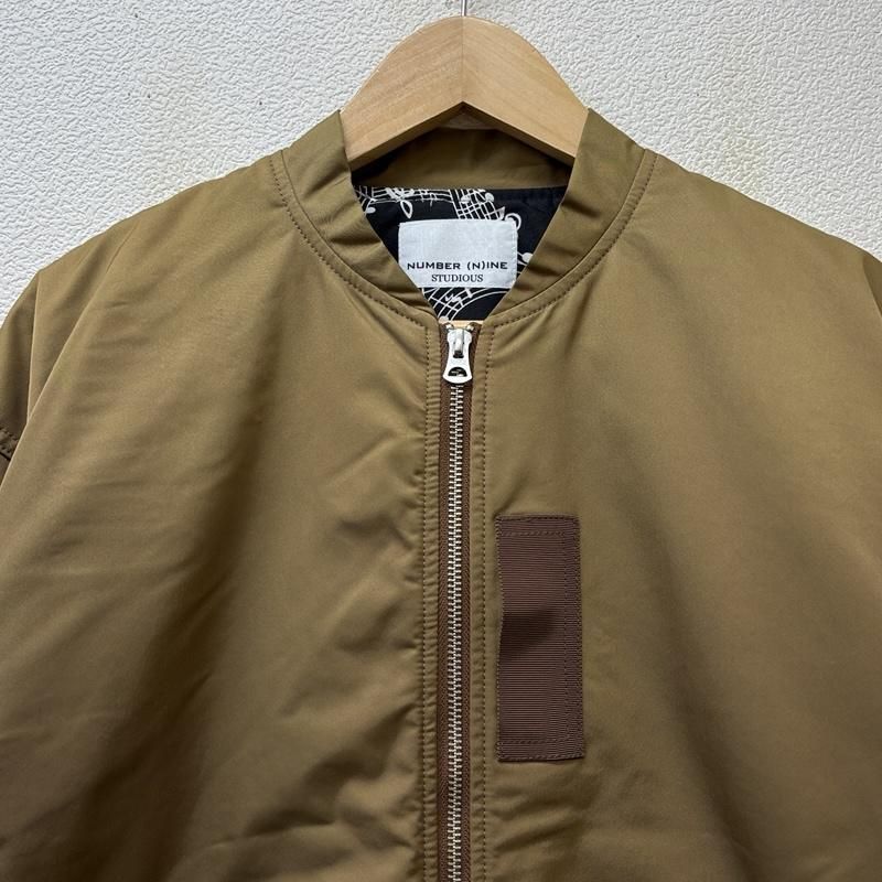 ナンバーナイン STUDIOUS ステュディオス コラボ MA-1 ボンバー