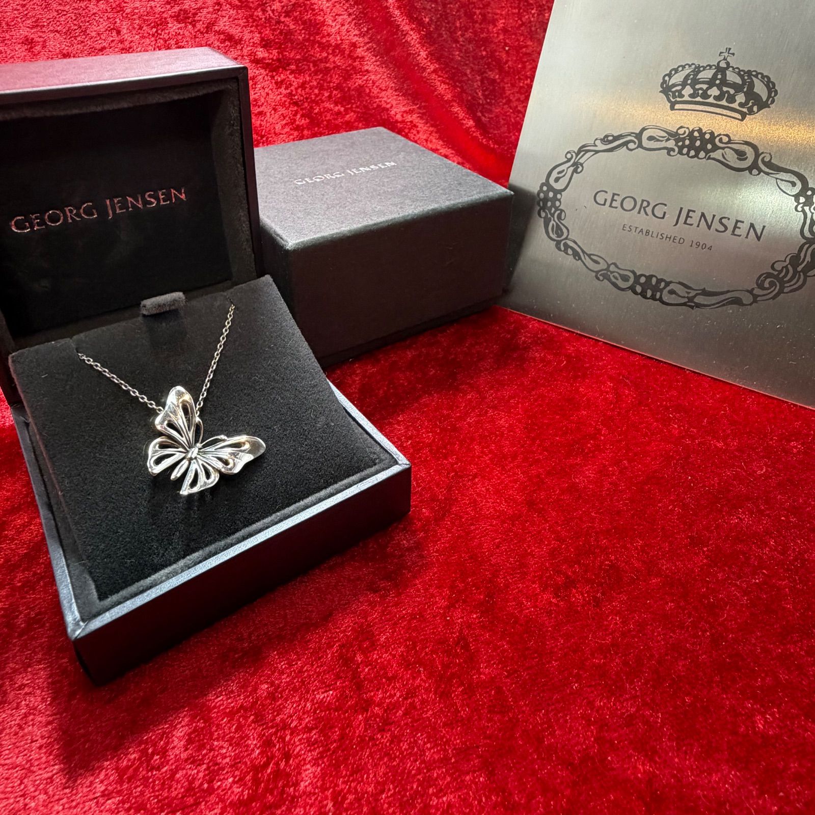 美品 ネックレス 蝶 ♯563 ジョージジェンセン/GEORG JENSEN 【公式通販】