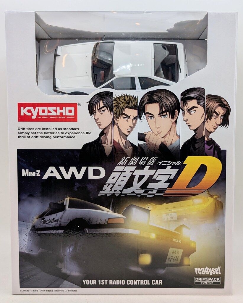 京商 MINI-Z AWD トヨタスプリンタートレノ AE86 ready set 32651ID