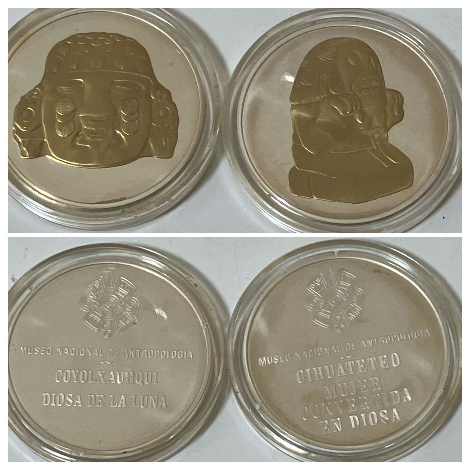 30838】アステカの秘宝 フランクリン・ミント製 SV925メダルセット 12
