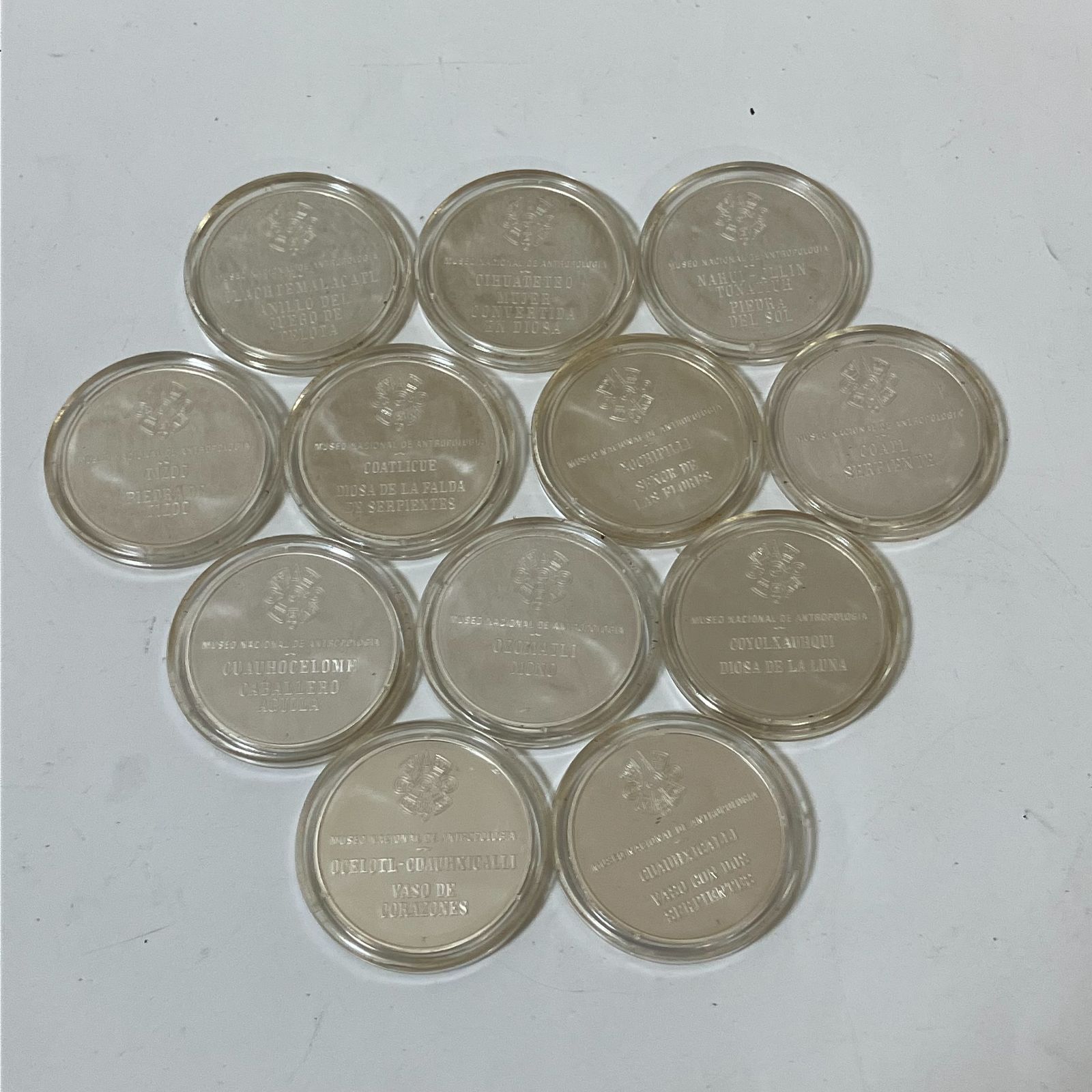 30838】アステカの秘宝 フランクリン・ミント製 SV925メダルセット 12