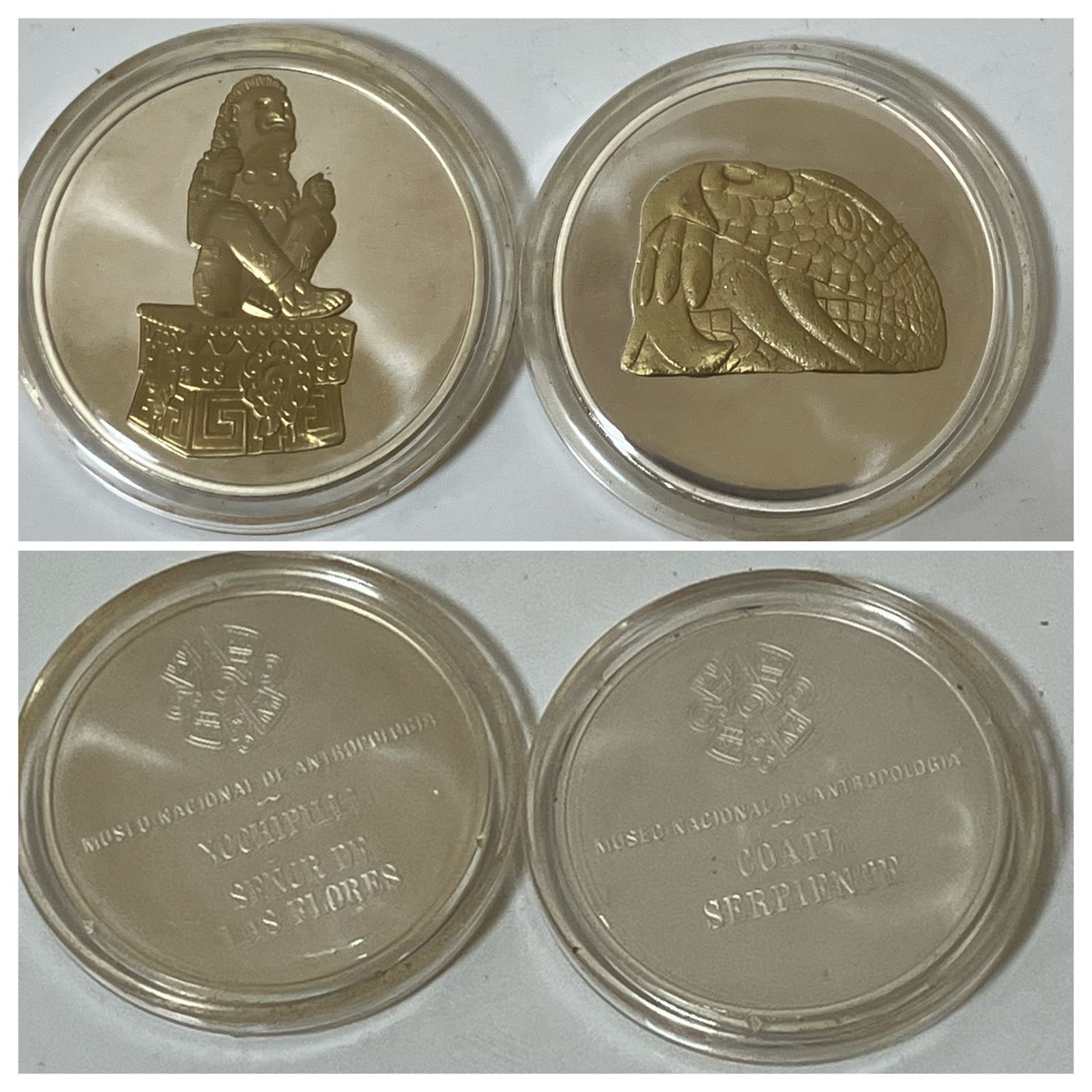 30838】アステカの秘宝 フランクリン・ミント製 SV925メダルセット 12