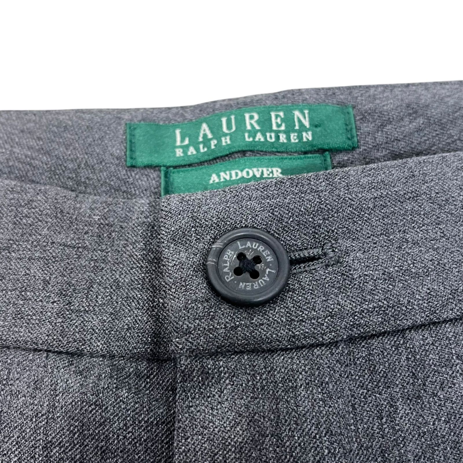 Ralph Lauren ウールパンツ グレー ANDOVER レディース12 大きめサイズ