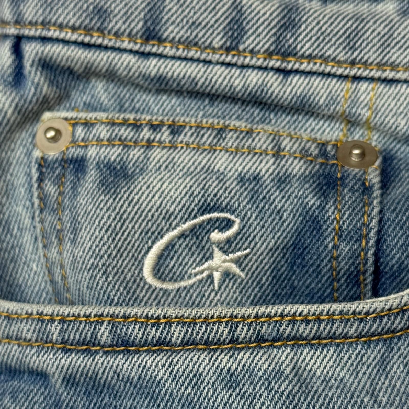 Corteiz フロントプリントデニムパンツ ジーンズ コーテイズ