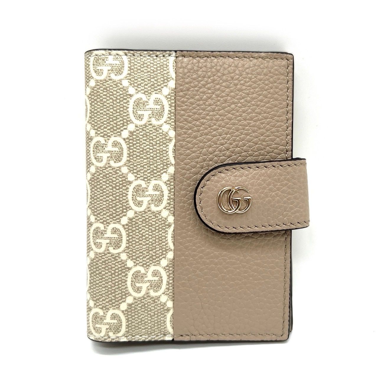 GUCCI グッチ カードケース ダブルG バイカラー 855484 レザー PVC