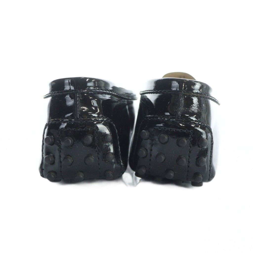 トッズ TOD'S ドライビングシューズ ローファー エナメル ビット ロゴ