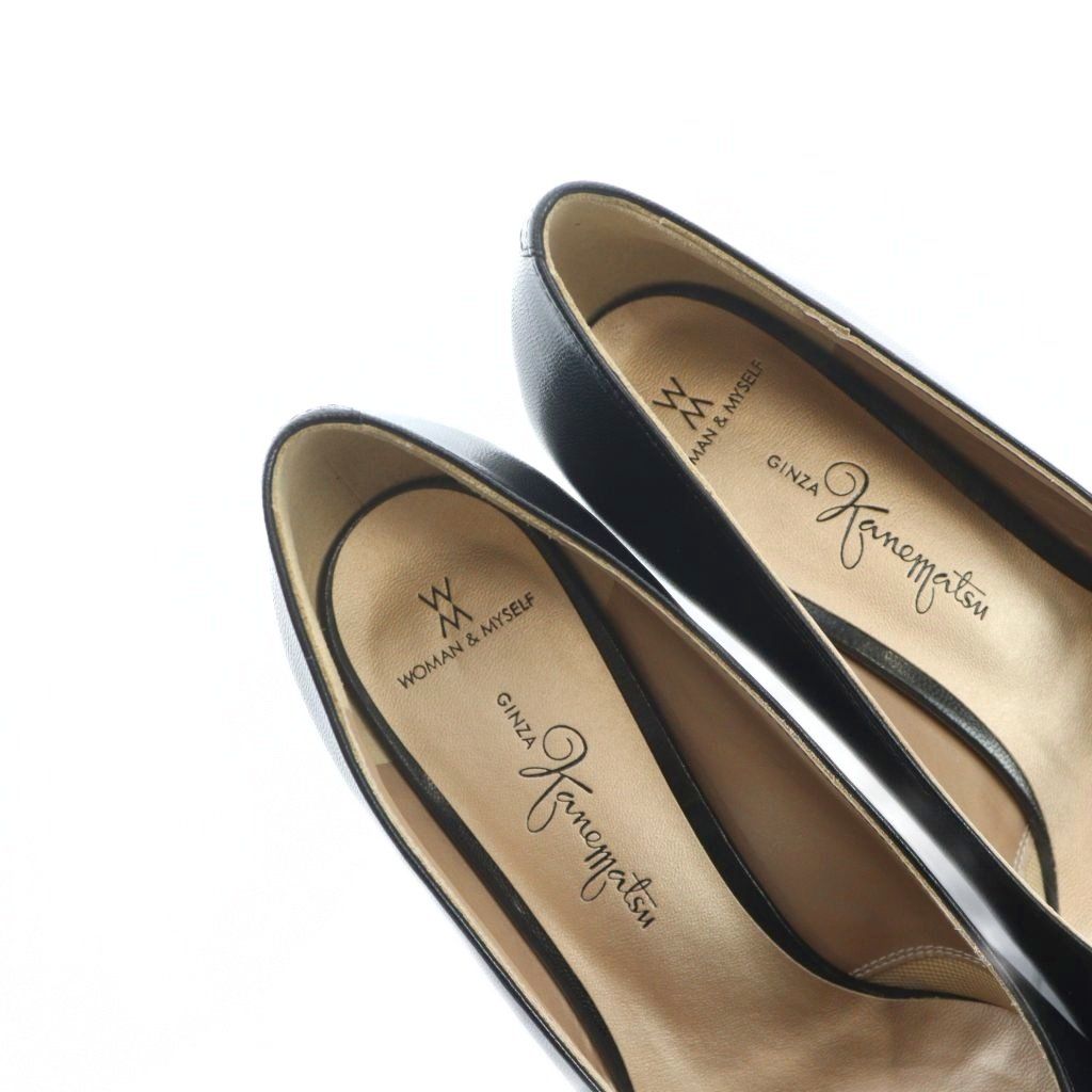 銀座かねまつ GINZA Kanematsu WOMAN & MYSELF パンプス スクエアトゥ
