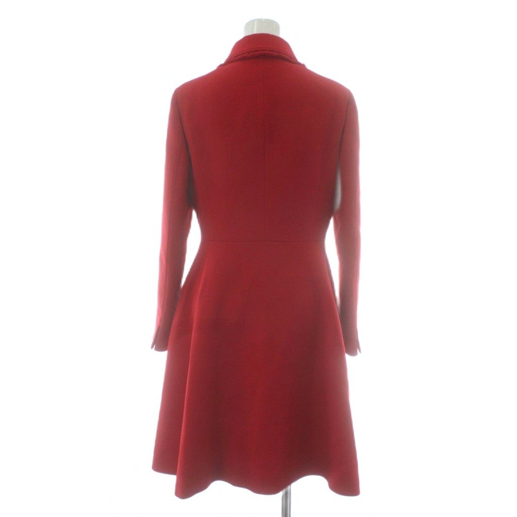 ミュウミュウ miumiu ステンカラーコート アウター ウール ロング 総