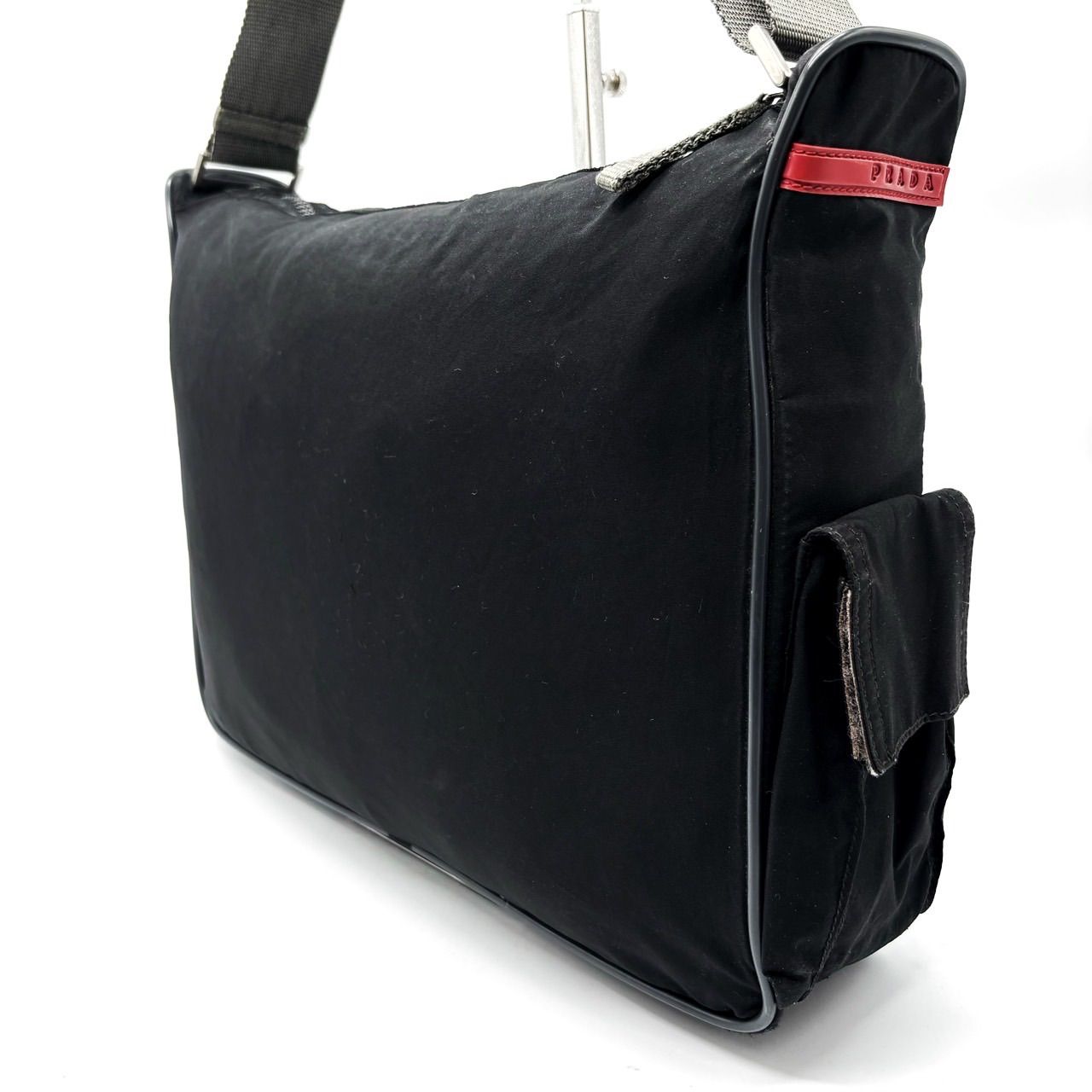 良品】PRADA SPORTS Y2K shoulder bag pochette nylon black unisex 