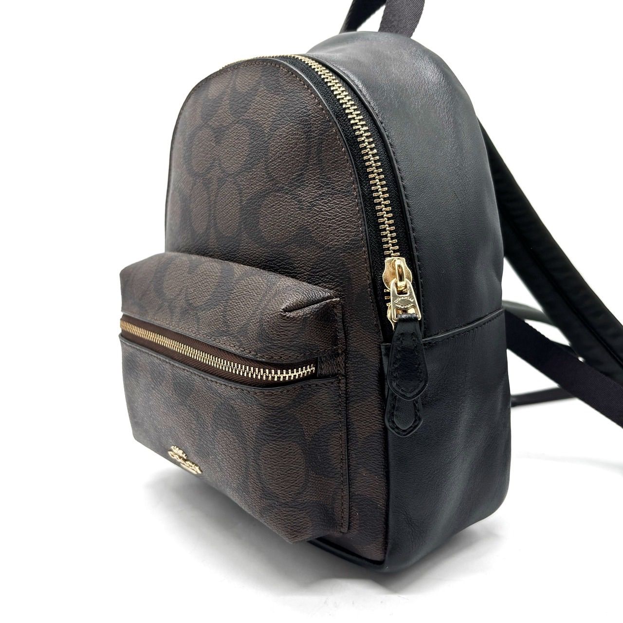 【送料無料】 COACH コーチ リッュク Y2K 平成 良品】 coach y2k signature pvc leather bagpack shoulder ladies