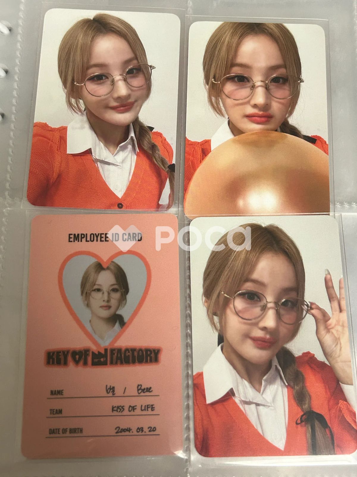 KISS OF LIFE ベル 2024 KISS OF LIFE FAN-CON KEY OF FACTORY