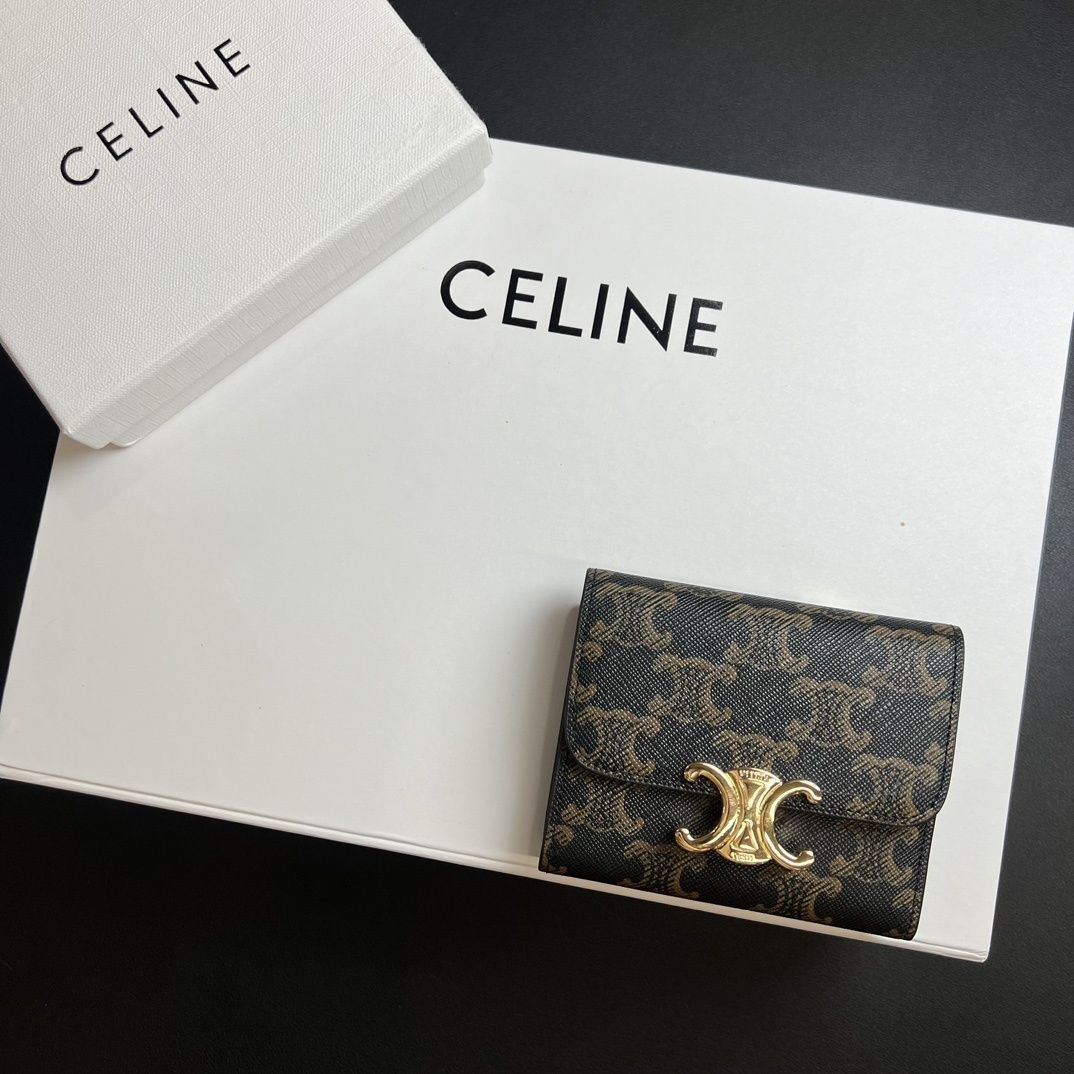 お値下げ！限定 CELINE セリーヌ ウォレット 折り財布 小銭入れ - メルカリ
