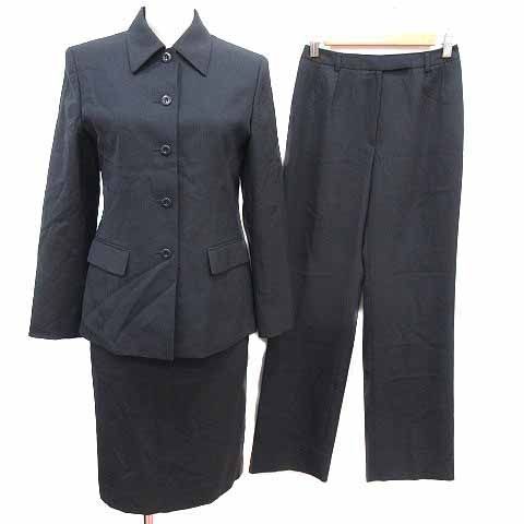 ☆ Brooks Brothers レディース 総裏 パンツスーツ ☆ ブルックスブラザーズ BROOKS BROTHERS スーツ 3点セット セットアップ