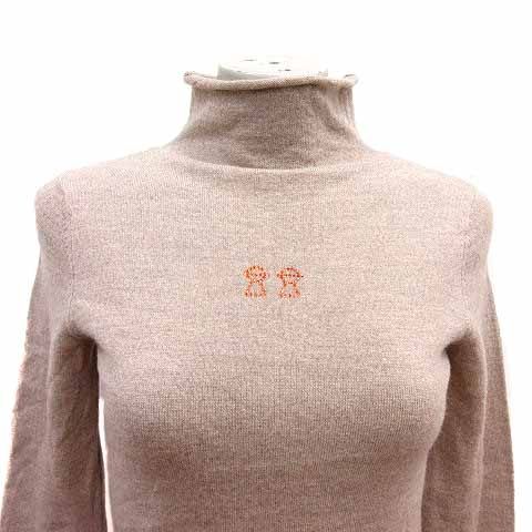 ピッコーネ PICONE ニット カットソー ハイネック ラインストーン 長袖