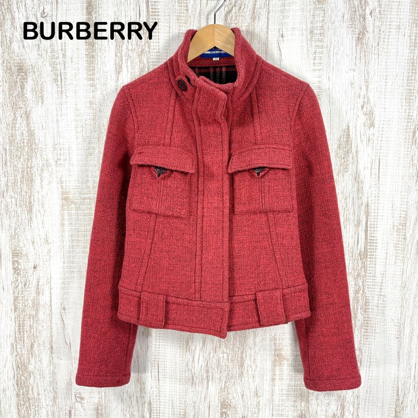 BURBERRY BLUE LABEL バーバリーブルーレーベル ダブルポケット