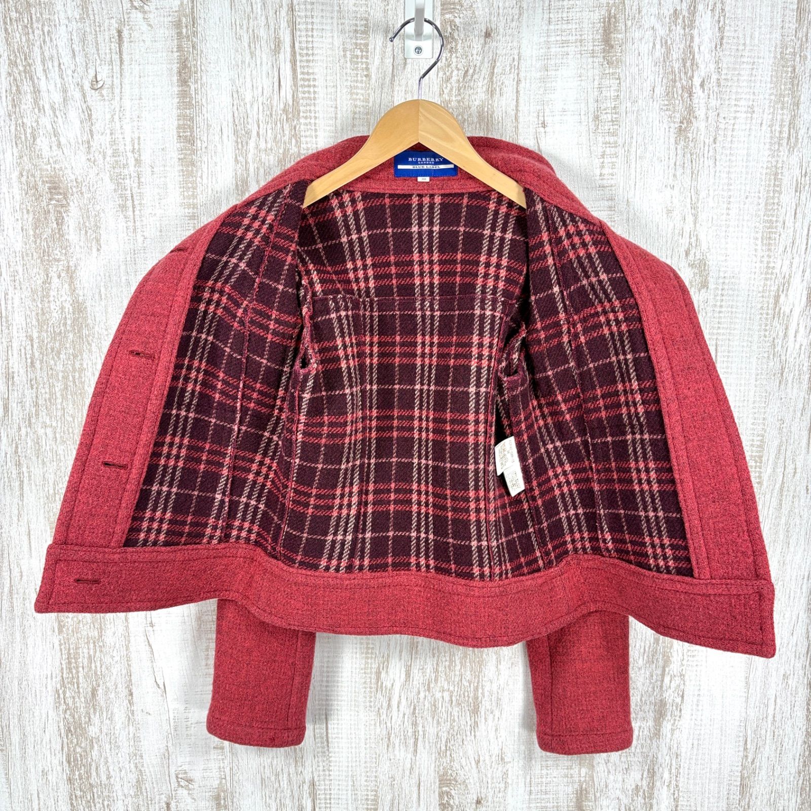 BURBERRY BLUE LABEL バーバリーブルーレーベル ダブルポケット