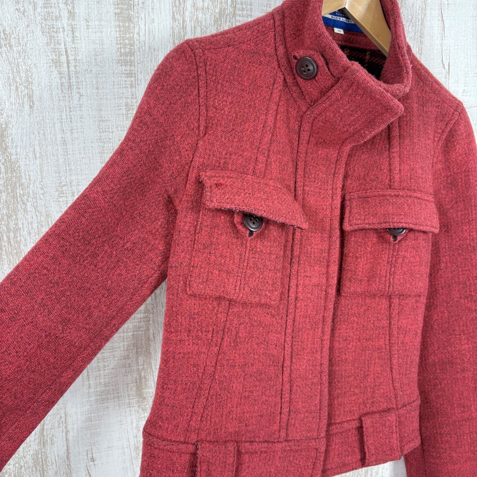 BURBERRY BLUE LABEL バーバリーブルーレーベル ダブルポケット