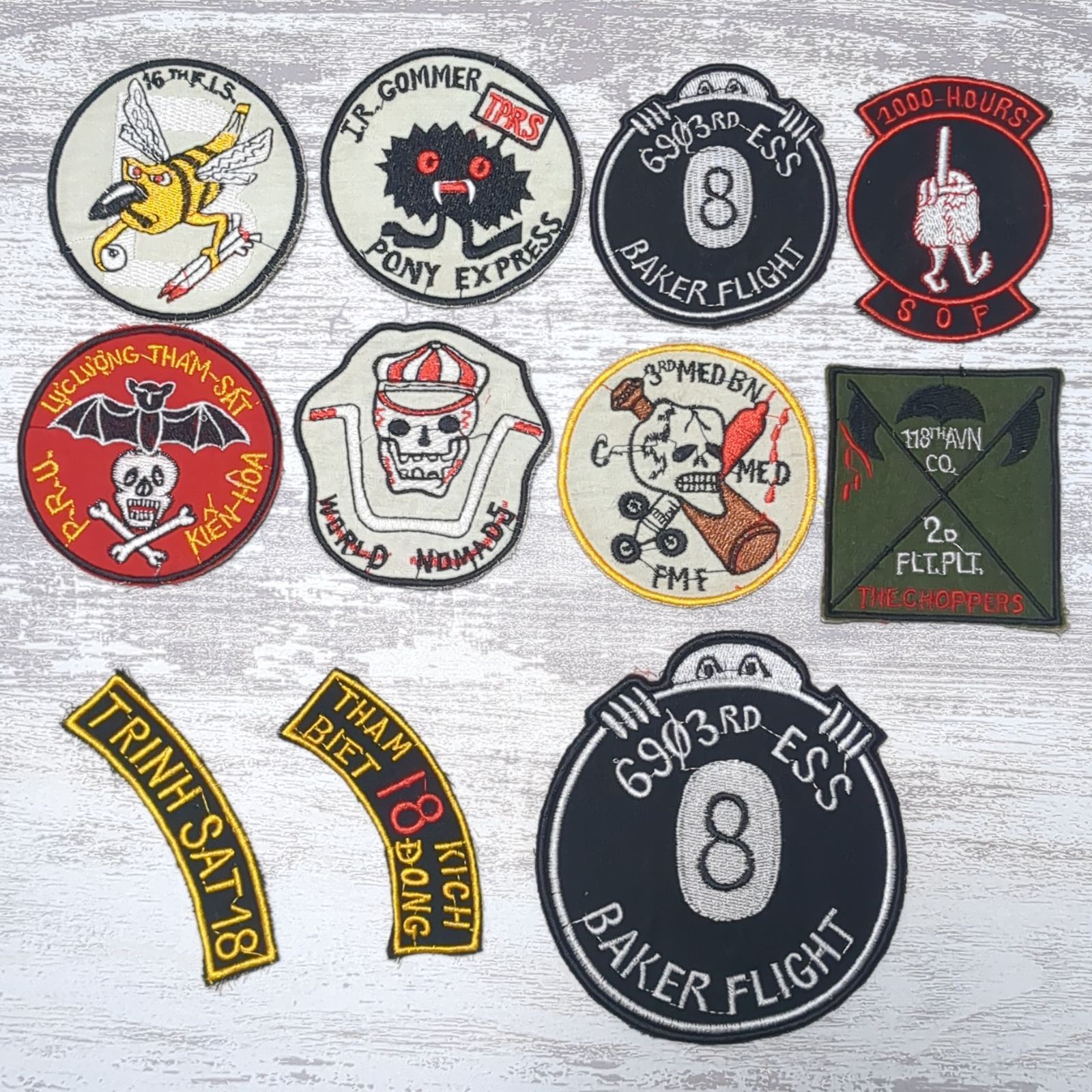 まつさん11枚 ワッペン ベトナム戦争 - メルカリ