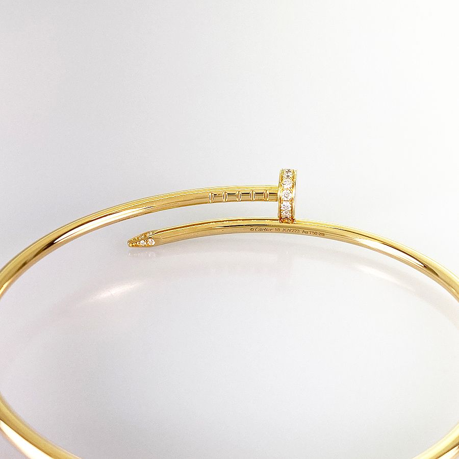 カルティエ Cartier ジュストアンクル SM K18YG ダイヤモンド